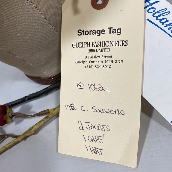 NWT Vintage mink tail hat - Picture 7 of 12